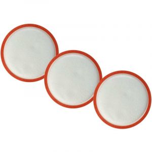 3x Filtre pré-moteur compatible avec Dirt Devil Rebel DD5510-2, DD5510-3, DD5510-0, DD5510-1 aspirateur - Filtre de protection du moteur - Vhbw