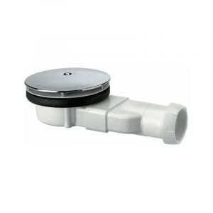 Aiperq - Bonde de douche extra-plate dôme abs 30720138, blanc