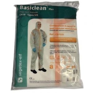 Combinaison Amiante Basiclean+ Segetex Tu - Cs7035 48/50 (Xxl)