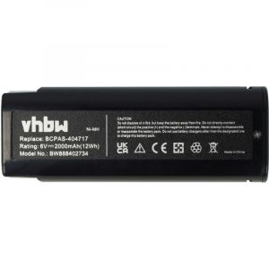 vhbw Batterie compatible avec Paslode Impulse IM360Ci Li, IM50 F18, IM45GN, IM45 CW outil électrique, cloueur pneumatique (2000 mAh, NiMH, 6 V)
