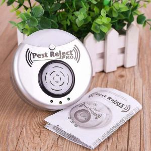 Pest Reject Pro R&eacute;pulsif &agrave; moustiques &agrave; ondes &eacute;lectromagn&eacute;tiques &agrave; ultrasons pour insectes et souris