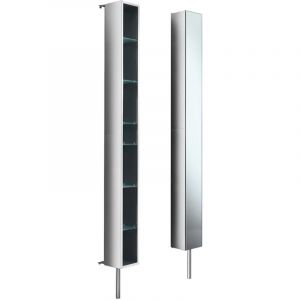 Lineabeta - Colonne pivotante Pikà avec miroir et étagères en