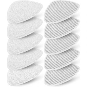 Applicable &agrave; 10 Housses balai vapeur pour Vileda Steam & Vileda Steam Plus, Recharge de Lavette Nettoyeur Vapeur pour , Accessoires Microfibre