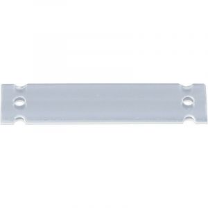 Hellermanntyton - 525-19703 HC18-70-PE-CL Porte-&eacute;tiquette Type de montage: pour collier serre-c&acirc;bles Surface de marquage: 70 x 19 mm transparent 1