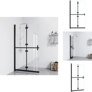 Vidaxl - Paroi de douche pliable Verre esg transparent 120x190 cm - Mur De Douche - Douche Italienne - Paroi De Douche - Cloison De Douche - Verre
