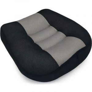 (noir)Coussin de si&egrave;ge de voiture, rehausseur de hauteur, filet respirant portable, rehausseur de si&egrave;ge, pour la voiture