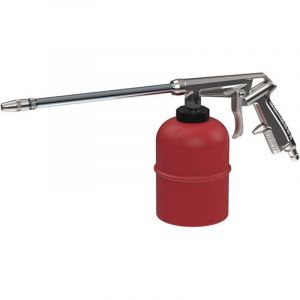 Riegler - Pistolet de pulv&eacute;risation Buse droite. 1l. Synth&eacute;tique rouge. 2-8bars. Prise NW7.2 .
