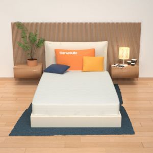 Matelas de canapé-lit 140x185 Hauteur 10 cm - Revêtement Aloe Vera, Waterfoam, Pliable Plus H10