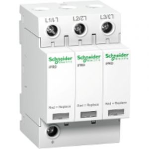 Schneider Electric - Acti9 - parafoudre iPRD 65r - 65kA - 460V - 3P - it avec report de signalisation