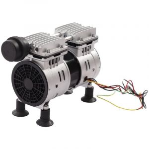 Pompe à vide sans huile 220 V, 550 W Pompe à vide 102 l/min Dépression maximale -900 mbar avec tapis de sol à ventouse, appareils sous vide pour