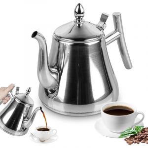 Th&eacute;i&egrave;re En Acier Inoxydable, Th&eacute;i&egrave;re Avec Infuseur, Thei&egrave;re Inox &Agrave; Double Paroi Th&eacute;i&egrave;re En Inox Th&eacute;i&egrave;re Infuseur Cafeti&egrave;re Bouilloire &Agrave; Th&eacute; Pour