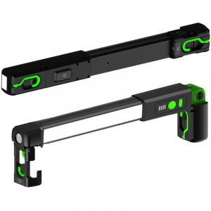 58 CM Lampe de Travail Led Rechargeable, 1200LM Lampe Mecanicien avec Crochets et Base Magnetique, 4400 mAh Baladeuse Led Mecanicien pour Reparation