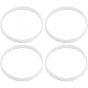 4PCS Accessoires de Pressoir &agrave; Jus Blanc en Caoutchouc 1000W Orange Pressoir Agrumes Fruits Jus de Citron Presse Reamer Avances Outils des