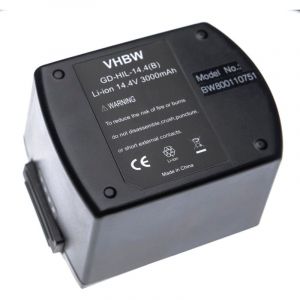 1x Batterie compatible avec Hilti rc 4/36-DAB, sf 14-A, SFC14-A, sfh 14-A, SFH140A, sid 14-A, SIW14-A outil électrique (3000 mAh, Li-ion, 14,4 v)