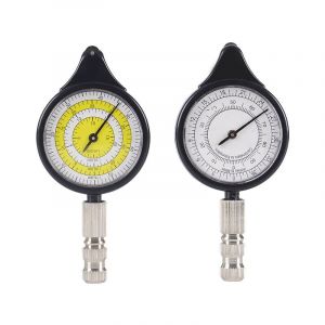 2 Pcs Carte Télémètre Odomètre Multifonction Compass Curvimètre Appareil, Opisomètre, Curvimètre - black