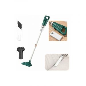 Kinsi - Aspirateur &agrave; main, Aspirateur balaisBalai &eacute;lectrique, silencieux, grande puissance d'aspiration, mobile et rechargeable, Vert