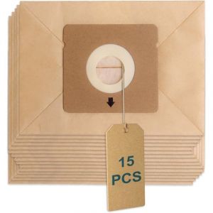 15 Sacs de aspirateur Compatibles avec Rowenta ZR003901 Moulinex City Space et Moulinex Mini Space et Accessimo Aspirateur