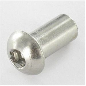 Vis Express - Ecrou Relieur T&ecirc;te bomb&eacute;e M6X8 Cl&eacute; de 4 HC4 7X15 Inox-30 pi&egrave;ces