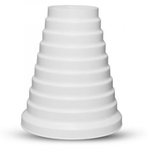 R&eacute;ducteur universel am&eacute;lior&eacute; plus &eacute;pais pour syst&egrave;mes de ventilation 80/200mm de diam&egrave;tre r&eacute;ducteur de tuyau rond en PVC utilis&eacute; avec climatisation