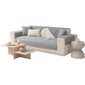 Housse De Canapé d'angle, Couvre/Jete/Protege De Canape 3 Places, Housse Bz/Fauteuil/Clic Clac 2 Places Convertible, Protection Canapé Chat Chien