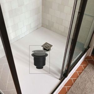 VALENTIN Bonde douche verticale sans capot