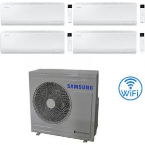 Climatiseur Samsung CEBU S2 R32 Wifi Quadri Split Inverter 7000 + 7000 + 7000 + 7000 BTU avec certification UE AJ080TXJ4KG/EU NOUVEAU 2025 Classe