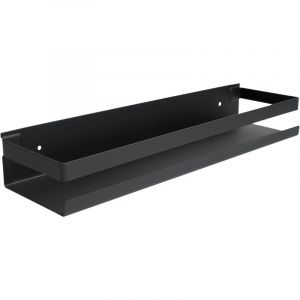 Porte-épices- Support de cuisine suspendu-Support à épices-Support de pot à épices-Porte-épices- (Noir, 40 cm)