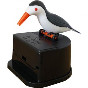 BEBUSINGOTO Distributeur de cure-dents pour petit oiseau, distributeur cr&eacute;atif de cure-dents pour oiseaux, porte-cure-dents 100 cure-dents inclus