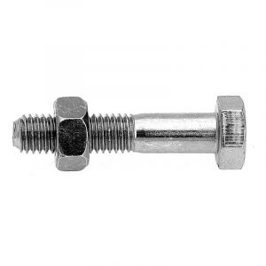 Vis Express - Boulon (vendu avec Ecrou) Tête hexagonale th M24X120 Classe 8.8 Acier zingué no LOGO-1 piece