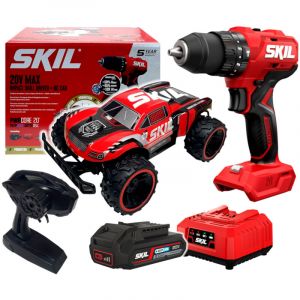 Perceuse &agrave; percussion sans fil Skil 20V 3021 + Batterie 3166 (1 x 2,0 Ah, carton)