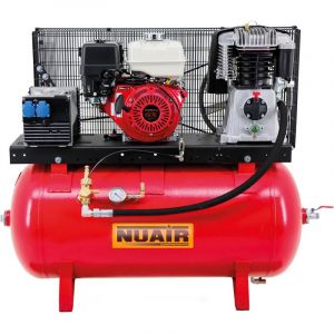 Compresseur d'air thermique essence bi-énergie nuair