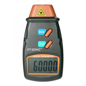 Tachymètre numérique portable sans contact, plage de tachymètre laser 2,5 tr/min à 99 999 tr/min, écran lcd, compteur de vitesse du moteur avec 3