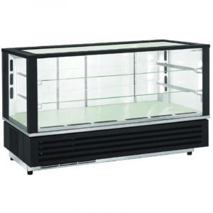 Vitrine R&eacute;frig&eacute;r&eacute;e &agrave; Poser Snack P&acirc;tisserie Froid Ventil&eacute;e - 3 GN 1/1 - Mastro