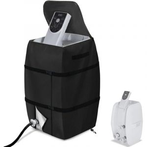Housse de Chauffage pour Spa, 42 x 38 x 54 cm, &eacute;tanche, abri pour Spa, auvent Pliable et r&eacute;glable avec Cordon de Serrage et Boucle, Housse de Spa