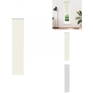 Store enrouleur occultant blanc cass&eacute; 50x230cm largeur du tissu - Store Enrouleur - Stores Enrouleurs - Store De Jour Et De Nuit - Store Occultant