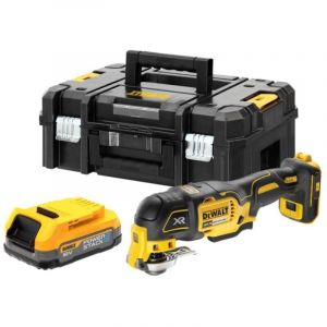 Dewalt - DCS356E1T-QW Outil multifonction 18V xr - 1x1,7 Ah Batterie PowerStack en coffret t-stak