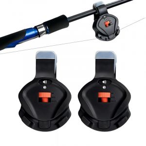 Alarme avec indicateur de piq&ucirc;re de p&ecirc;che, alerte &eacute;lectronique avec son et lumi&egrave;re, sensibilit&eacute; de volume, clip r&eacute;glable sur canne &agrave; p&ecirc;che