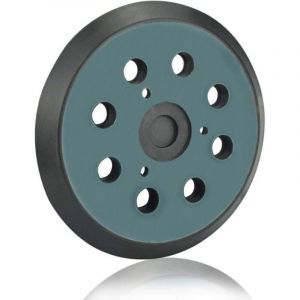 Plateau de Pon&ccedil;age Makita 125mm Disques de Pon&ccedil;age &agrave; 8 Trous Patin Ponceuse Makita 5 Pouces(Noir)