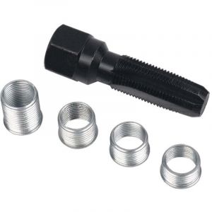 Kit de réparation de filetage de bougie d'allumage, outil de réparation de filetage de cylindre d'alésoir de 14mm, 5 paquets
