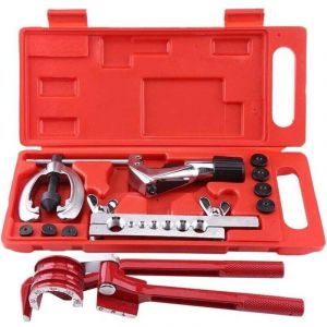 Sets de serre-joints Kit Dudgeonni&egrave;re, 11Pcs Outil d'&Eacute;vasement de Tuyaux Pipe Cutter Tube Flare Tool Outil de Pliage de Tube de Frein avec &Eacute;tui de