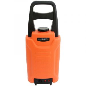 Monster Shop - R&eacute;servoir d'Eau 30 l &agrave; Roulettes Tuyau de 7 m Arrosage de Jardin Portable Chariot Poign&eacute;e Panier Haute Pression Pistolet 2 R&eacute;glages