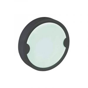 Applique plafonnier rond ext&eacute;rieur anthracite &oslash; 180 x 45mm led 10W 3000K 1000lm IP44 Indra arlux