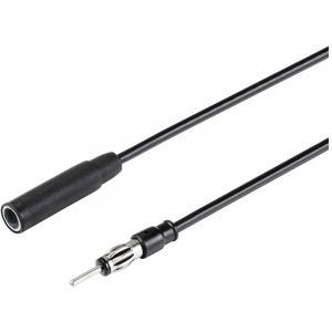 1 m Rallonge d'antenne de voiture din 150 Ohm noir RF-5087926 - Renkforce