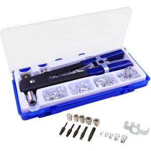 Lot de 86 outils à rivets avec écrous filetés M3/M4/M5/M6/M8 et mandrin - Rosvola