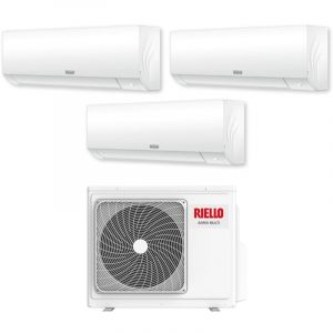 Riello - Climatiseur Trial Split rèversible Aaria Plus series 9+9+9 avec Aaria Multi 355 p R-32 Wi-Fi Optional 9000+9000