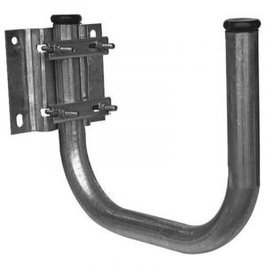 Support mural - TRIAX - BDU100 - Acier galvanis&eacute; - D&eacute;port 360 mm - Fixation antenne TNT satellite