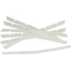 Vhbw - 6x Languettes en caoutchouc compatible avec Neato Botvac D85 aspirateur-robot - Lot de lamelles de rechange incl. racleur, transparent