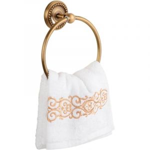 Salle de Bain Crochets de Support de Tour en Laiton Anneau de Serviette Porte-Papier hygi&eacute;nique Porte-Brosse &agrave; Dents Porte-Brosse, Anneau de Serviette