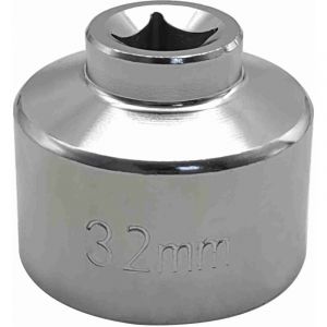 SJLERST Douille de filtre à huile 32 mm, clé à filtre à huile à profil bas pour GM, BMW, Polaris, Ecotec, TDI
