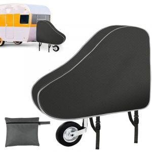 Housse de Timon Remorques, Couverture de Barre D'attelage Universelle pour Caravanes de Grande Taille, Accessoire de Caravane pour Embrayage